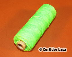 WAXED THREAD REEL FOR HAND SEWING,FLUORESCENT COLORS, 35 gr.